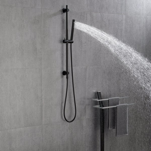 dropship Eco-Performance Handheld Shower with 28-Inch Slide Bar and 59-Inch Hose