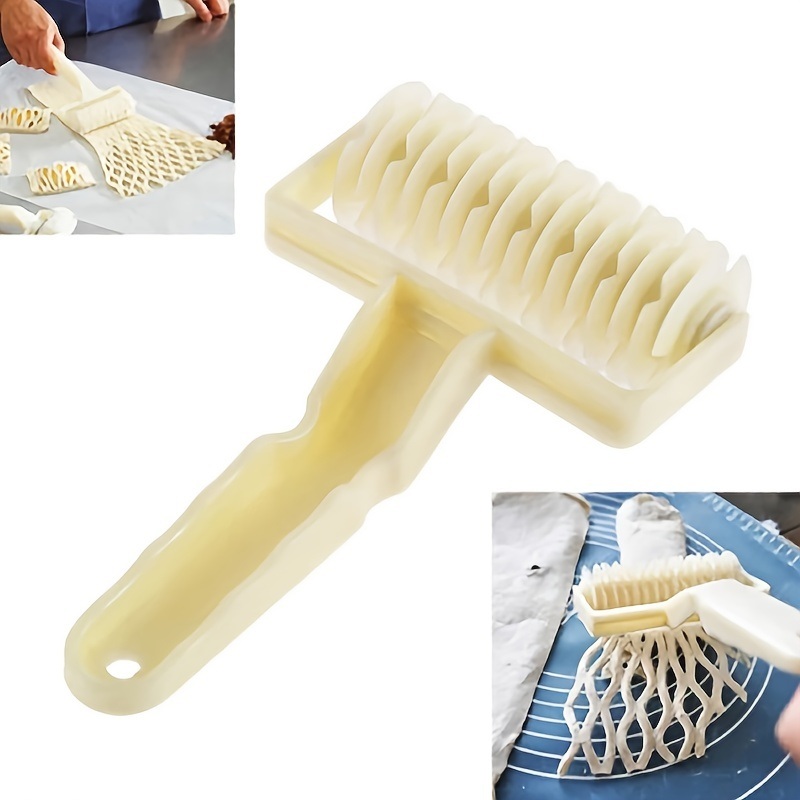 dropship 1pc/Pack; Plastic Netting Knife; Roller Knife; Cake Mold; Baking Tools