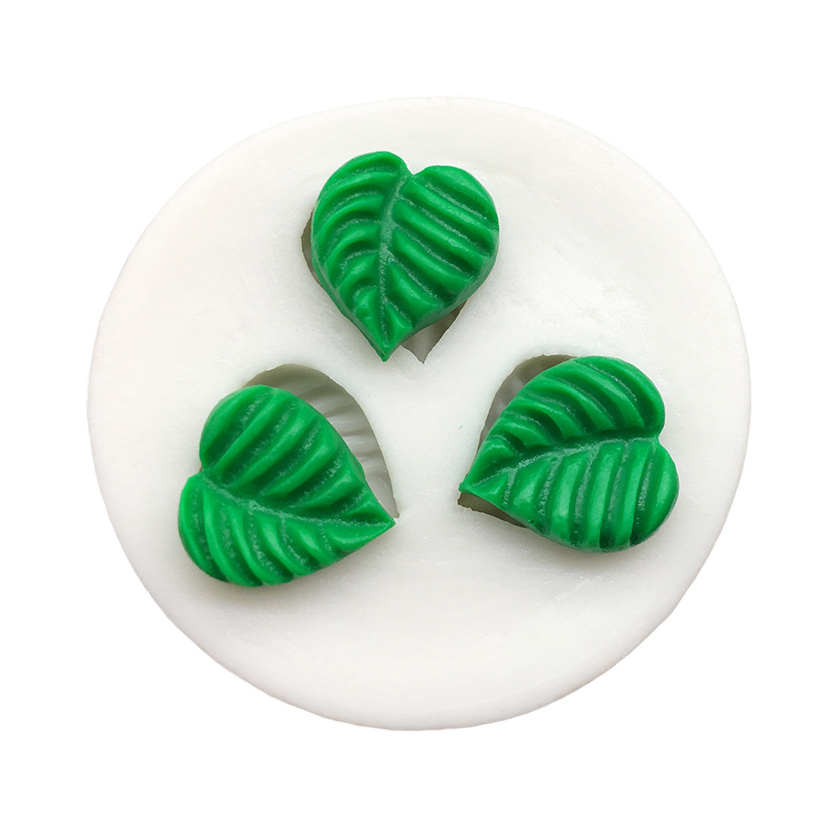 dropship Small Leaf Silicone Sugarcraft Mold Resin Tools Cupcake Baking Mould Fondant Cake Decorating Tools