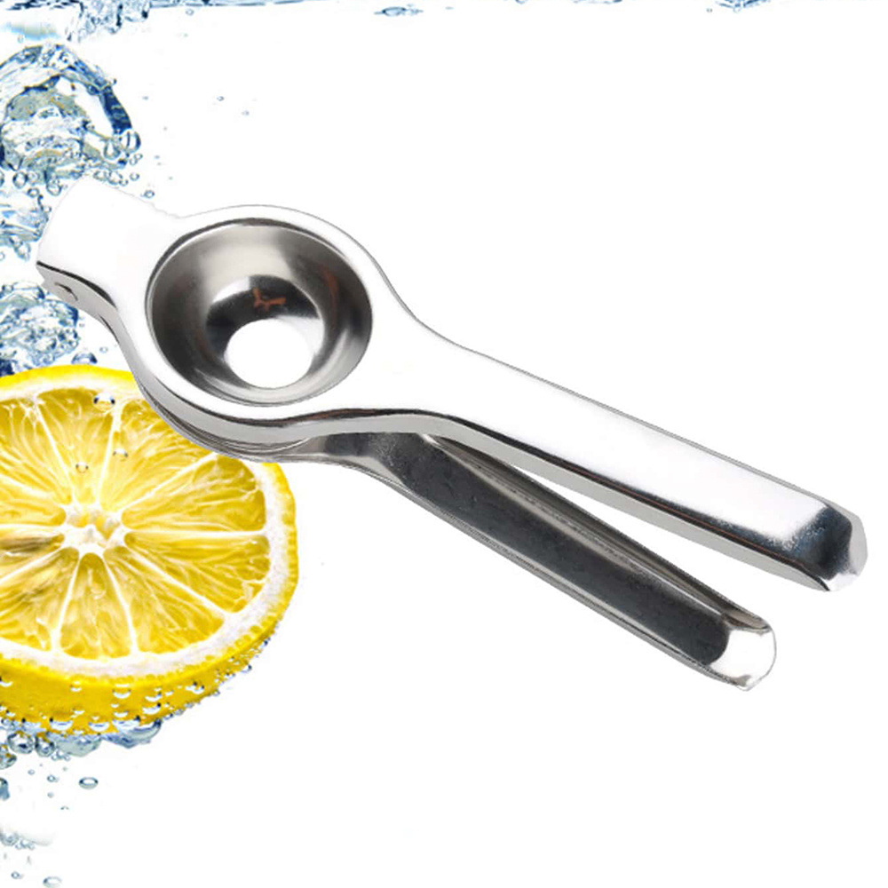 dropship 1pc Stainless Steel Lemon Squeezer Press; Hand Juicer Kitchen Tool