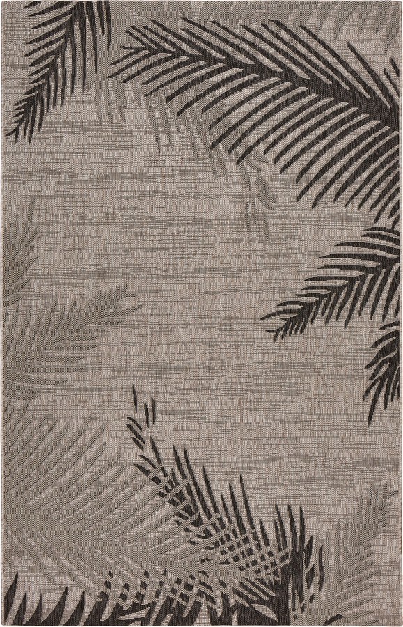 dropship Home Decor Indoor/Outdoor Accent Rug Touch Of Palm Accent Rug