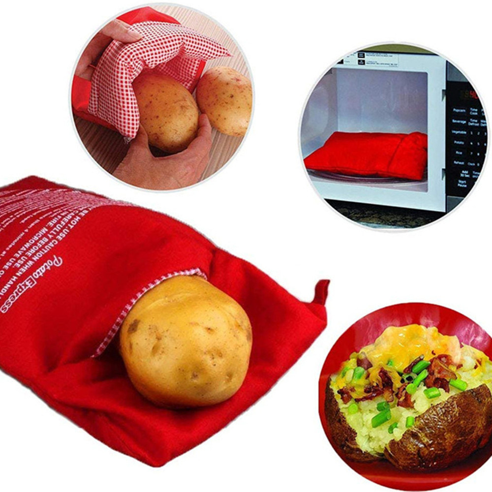 dropship Microwave Roasted Large Potato Pack; Sweet Potato Corn Heating Tool Bag