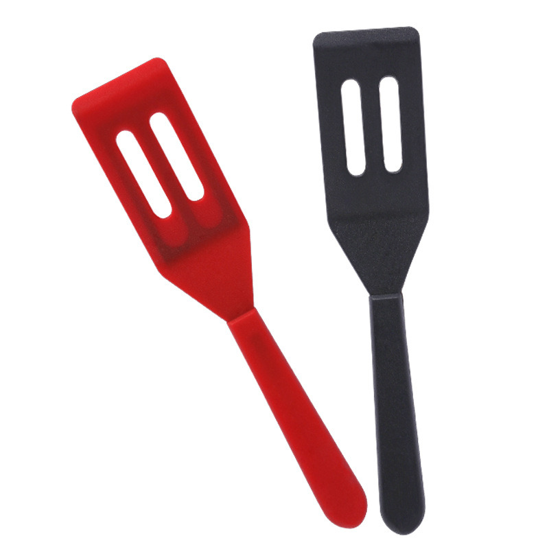 dropship 1pc Silicone Spatula; Non-stick Baking Spatula; Heat Resistant Cookie Spatula; Mini Slotted Serve Turner For Flip Egg; Kitchen Tools