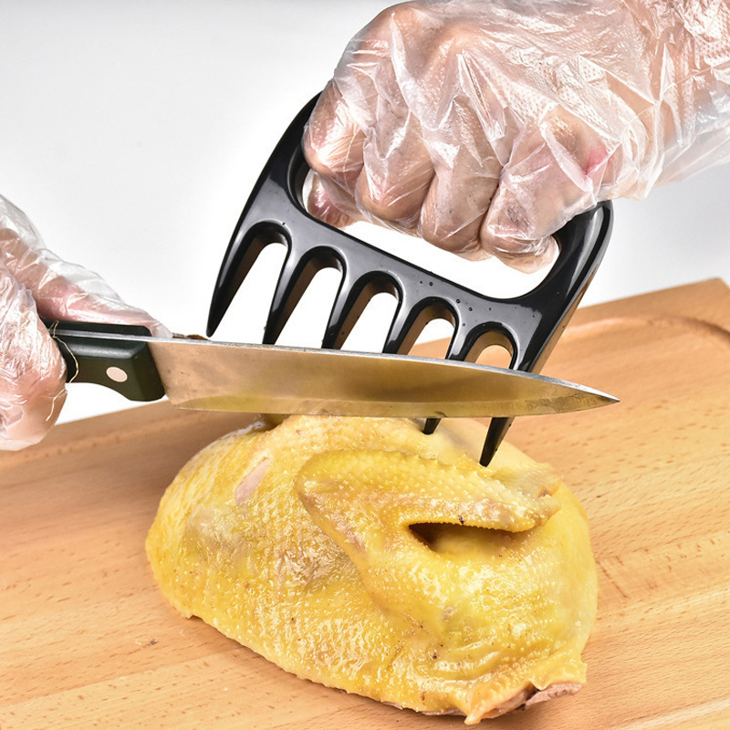 dropship A pair of Multi-Functional Plastic Bear Claw Meat Shredder Barbecue Meat Shredder Paw BBQ Barbecue Tool Anti-scalding Meat Distributor