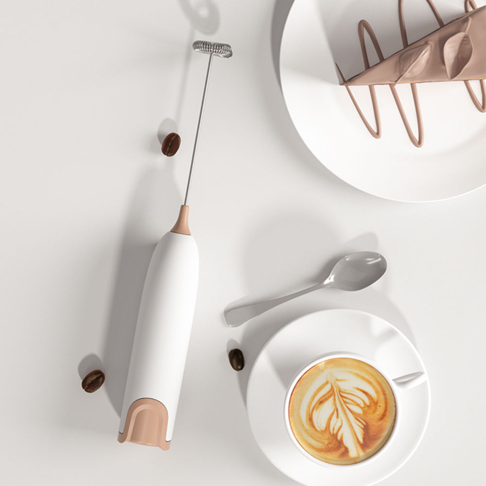 dropship Electric Milk Frother Kitchen Drink Foamer Whisk Mixer Stirrer Coffee Cappuccino Creamer Whisk Frothy Blend Whisker Egg Beater