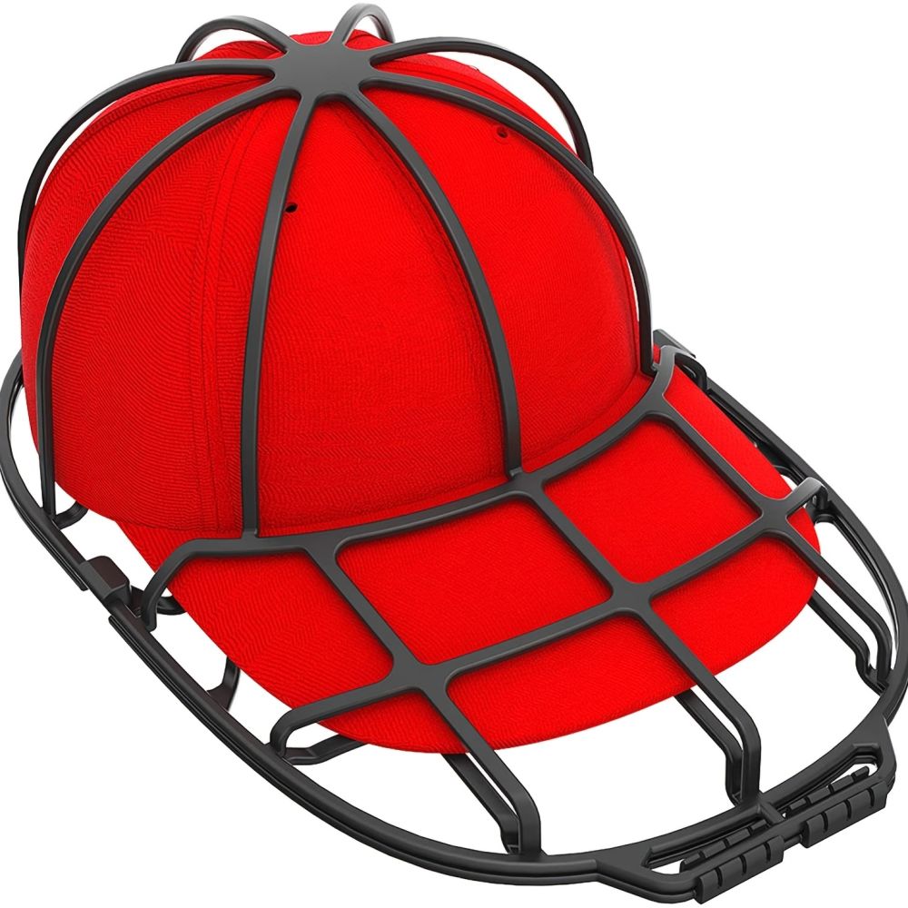 dropship Hat Washer For Washing Machine; 1pc Hat Washer; Anti-Deformation Protective Frame; Baseball Hat Cleaner Cap Washer; Washing Cap Protector