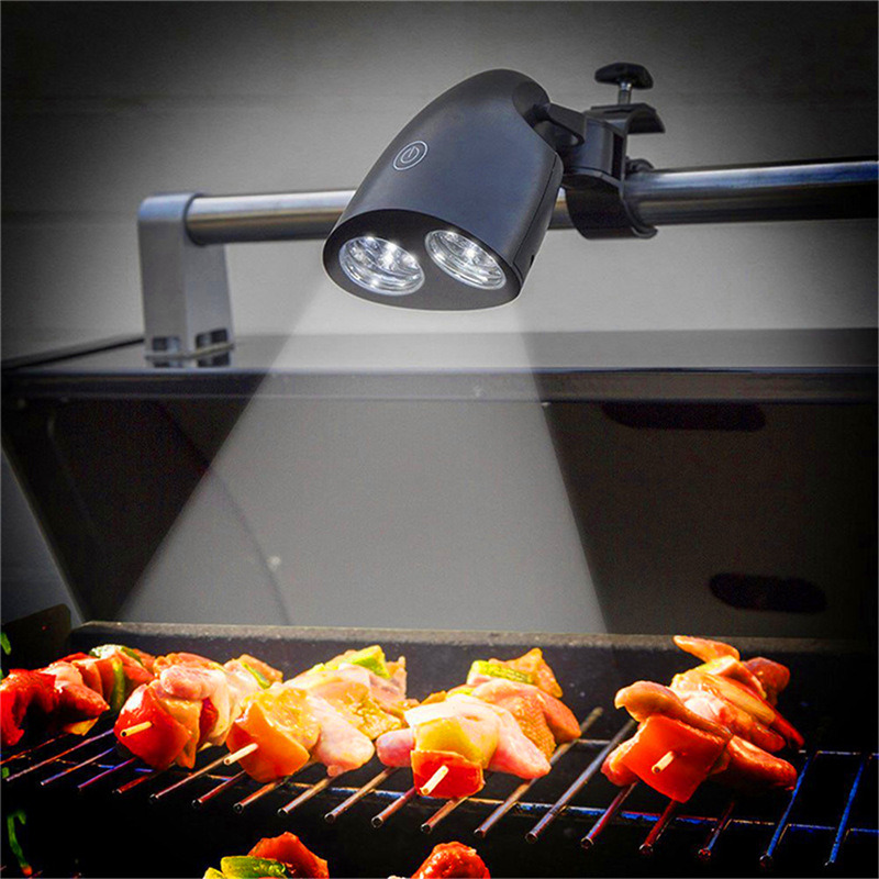 dropship Portable Grill BBQ Lights Barbecue Grilling LED Smart Touch Lighting Heat Resistant Waterproof Night Lamp BBQ Camp Accessories