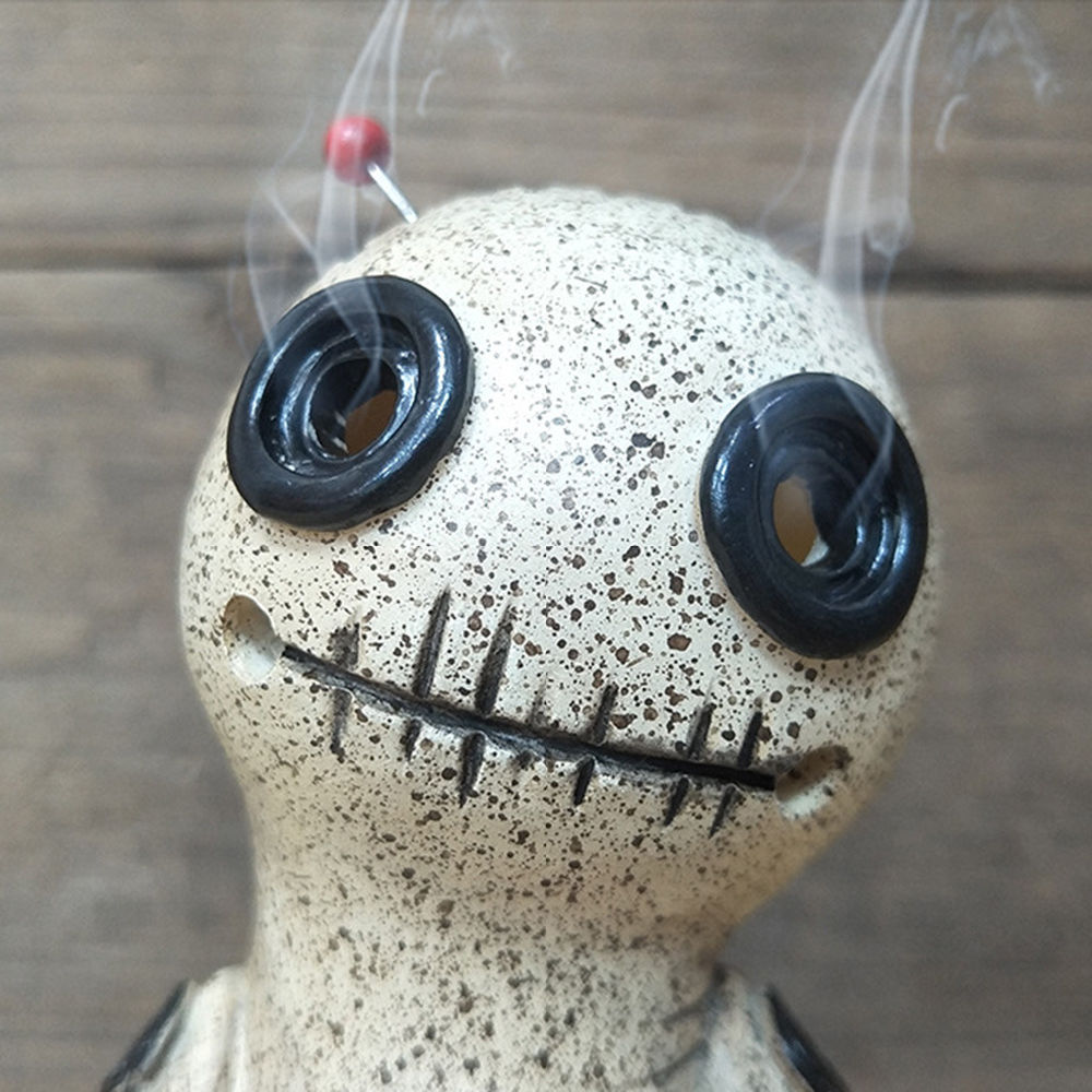 dropship Cartoon Sprayable Voodoo Doll; Cone Incense Burner; Resin Censer; Cursed Dolls