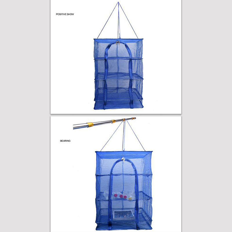 dropship Layers Drying Net for Herbs Hanging Basket Folding Dry Rack Herb Drying Net Dryer Bag Mesh For Flowers Buds Plants Organizer