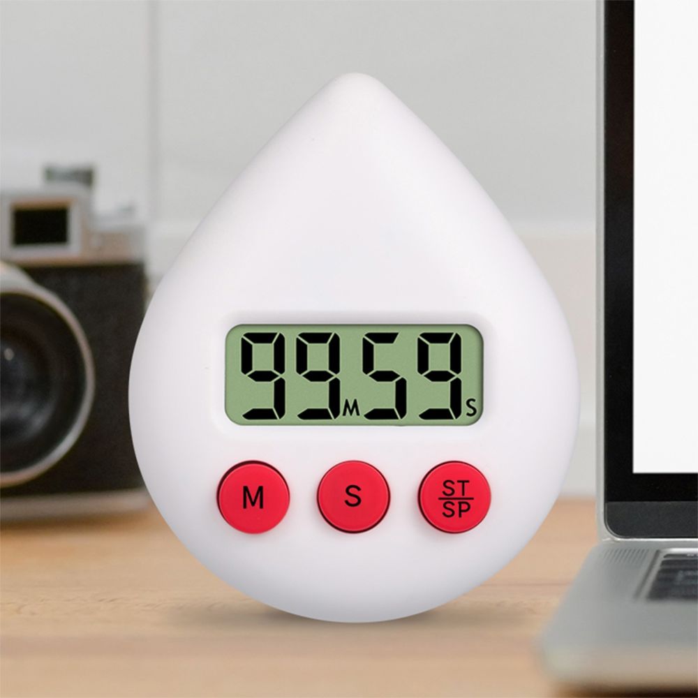 dropship LED Counter Display Alarm Clock Manual Electronic Countdown Sports Sucker Digital Timer Kitchen Cooking Shower Study Stopwatch