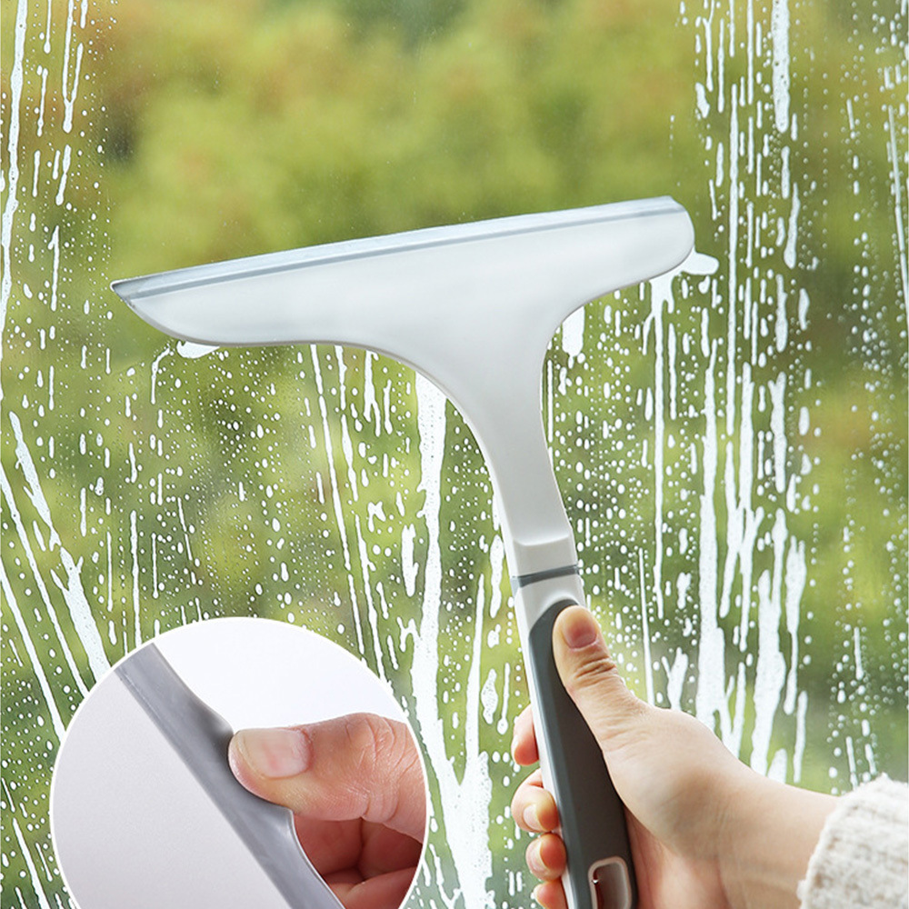 dropship 1pc Glass Scraper; Glass Mirror Vanity Wiper; Professional Glass Cleaning Tool