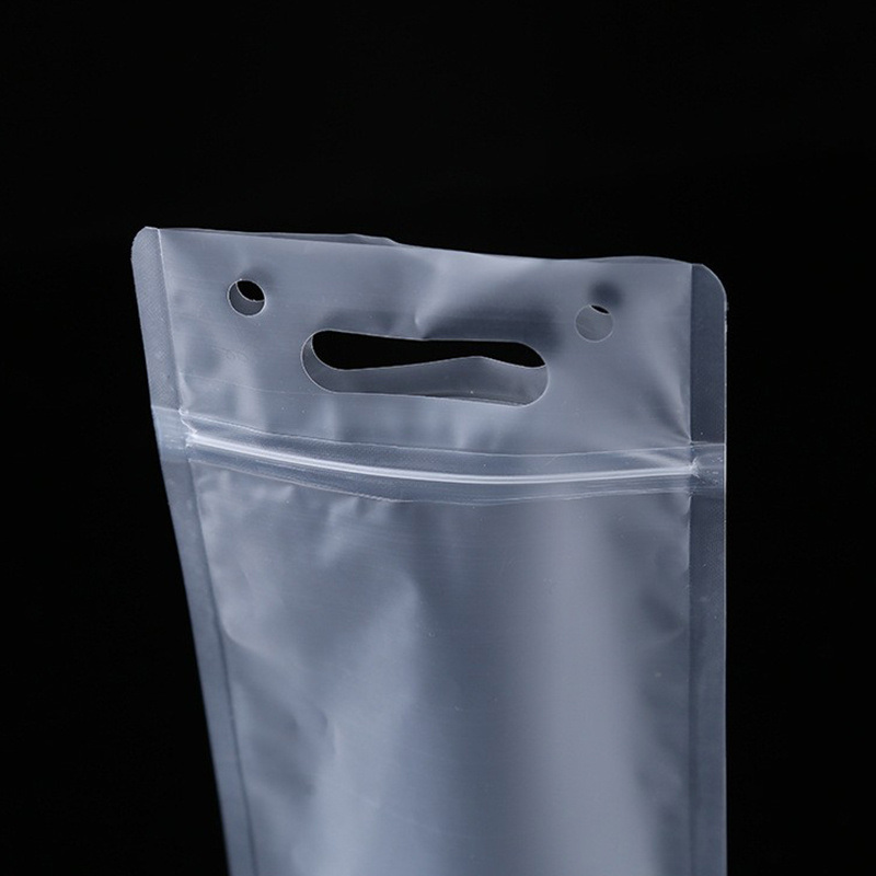 dropship 30pcs Reusable Juice Bags; Clear Drink Pouches Bags; 500ml/16.9oz; Disposable Plastic Zipper Juice Bags; Smoothie Drinks Container Bags