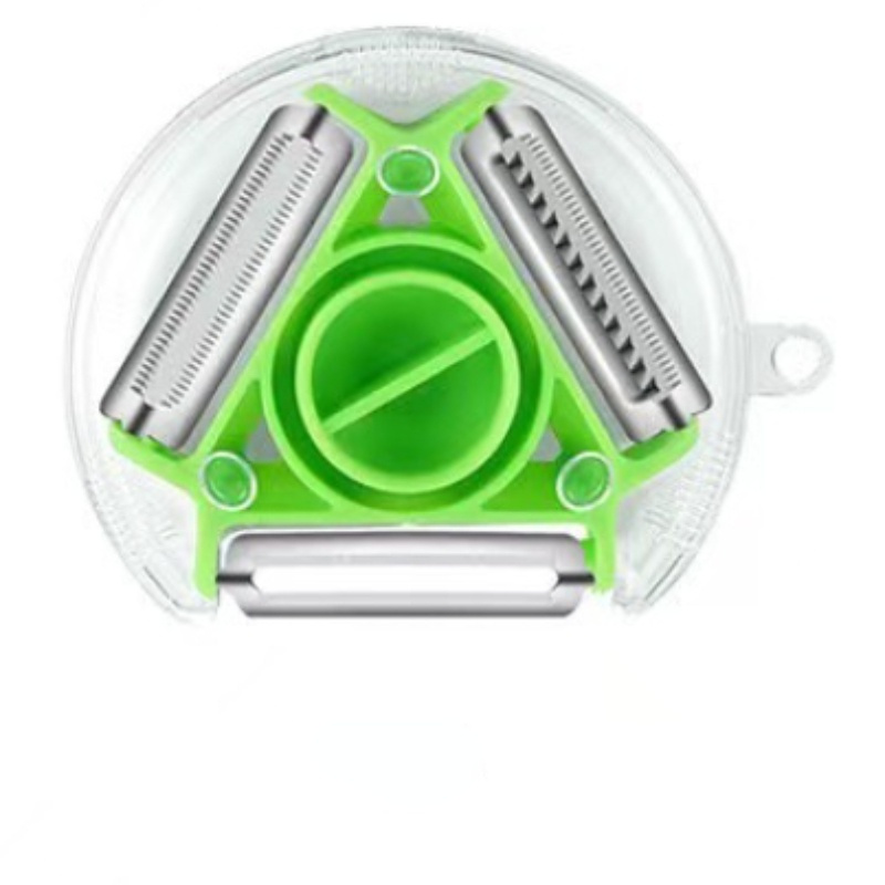 dropship 1pc 3 In 1 Peeler Stainless Steel Slicer Multifunctional Vegetable Cutter Portable Fruit Gadget Potato Grater Kitchen Accessories