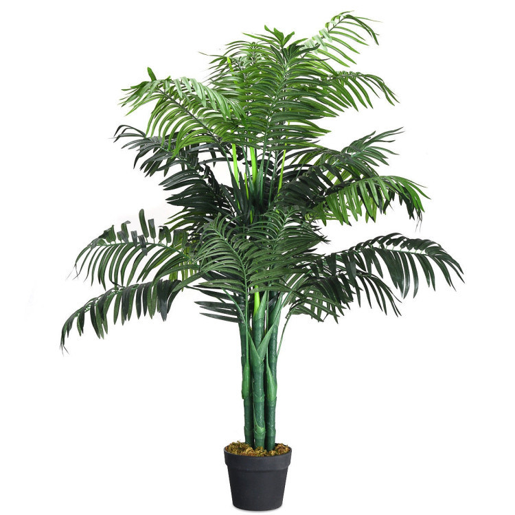 dropship Indoor Outdoor Decorative Accessories Artificial Areca Palm Decorative Silk Tree