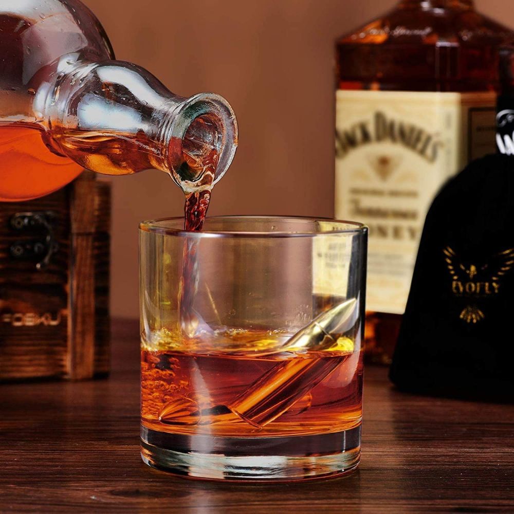dropship Whiskey Stones Gift Set, Cooling Whisky Rocks, Fathers Day Dad Gifts