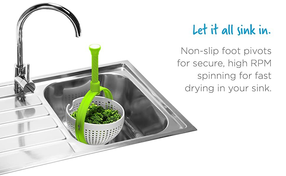 dropship 1pc Vegetable Drain Basket; Kitchen Vegetable Washing Basin; Salad Spinner; Fruit Washing Vegetable Basket; Kitchen Salad Washing Basin