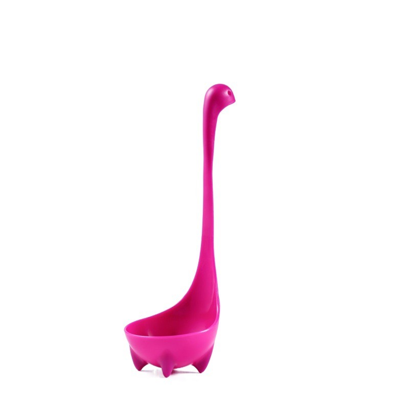 dropship 1pc Creative Dinosaur Soup Spoon; Food Grade PP Long Handle Vertical Spoon; Cooking Kitchen Cooking Mixing Spoon; Kitchen Supplies
