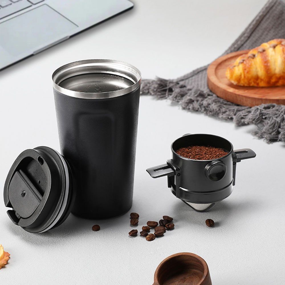 dropship 1 Pc Portable Foldable Coffee Filter Stainless Steel Easy Clean Reusable Coffee Funnel Paperless Pour Over Holder Coffee Dripper