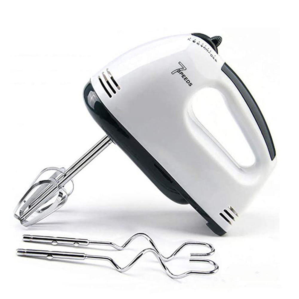 dropship Multifunctional 7 Speed Mini Mixer Electric Food Blender Handheld Mixer Egg Beater Automatic Cream Food Cake Baking Dough Mixer