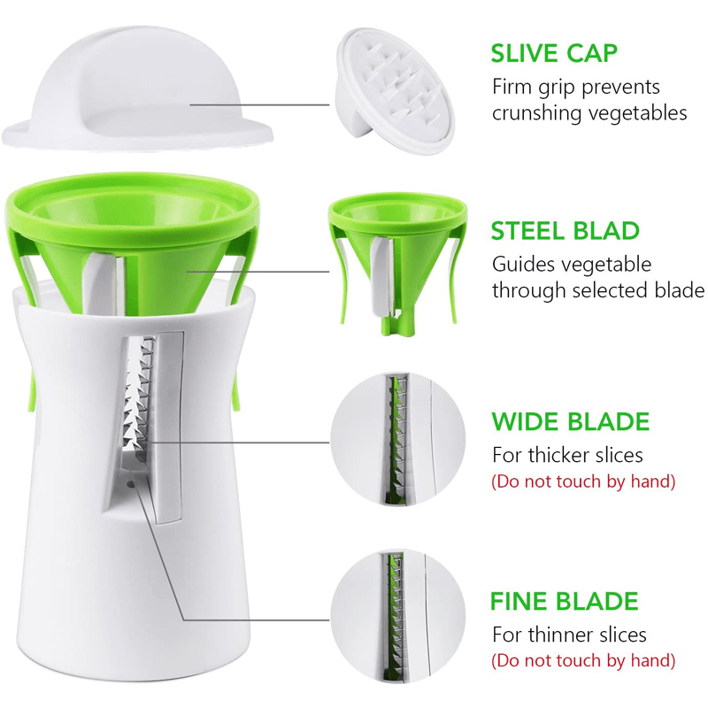 dropship Creative Kitchen Grater Vegetable Grater Propeller Vegetable Slicer Vegetable Slicer Gourd Noodle Maker