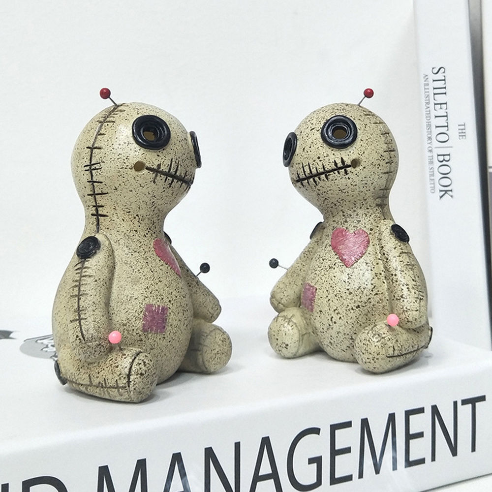 dropship Cartoon Sprayable Voodoo Doll; Cone Incense Burner; Resin Censer; Cursed Dolls