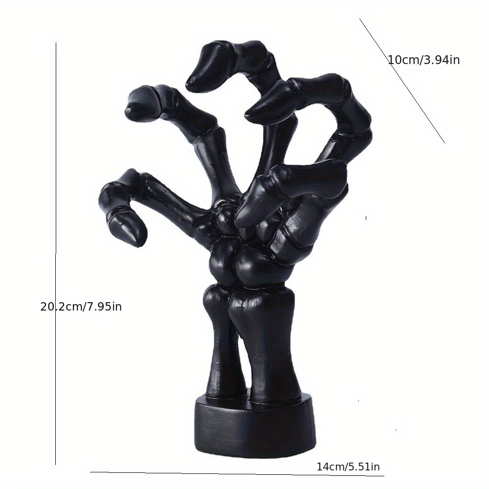 dropship 1pc Gothic Ghost Hand Wall Hook; Demon Hand Sculpture Hook; Wall Hanging Hook; Halloween Decoration Props For Living Room; Home Decor