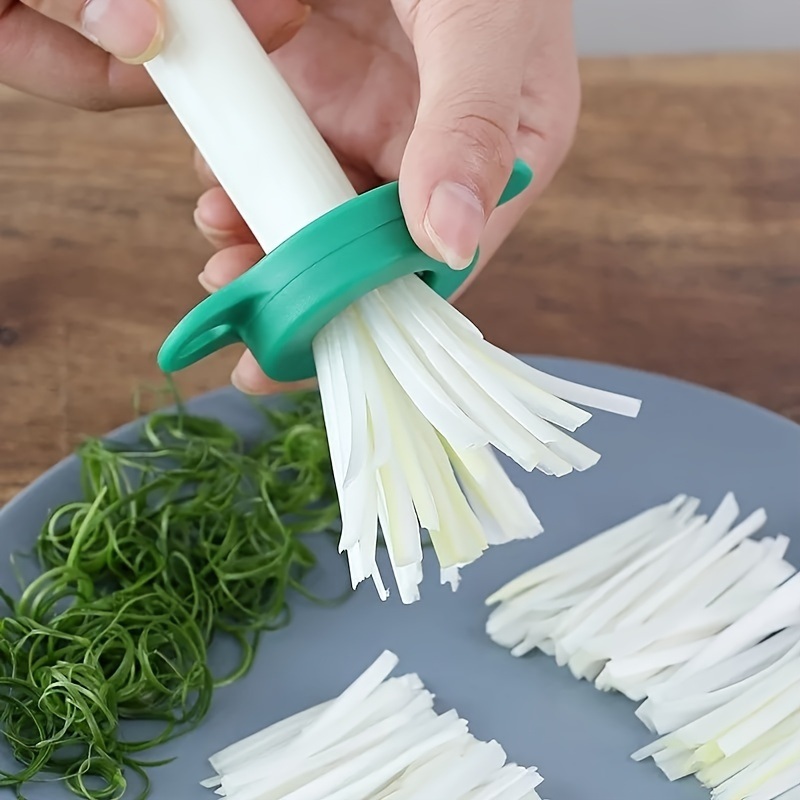 dropship Green Onion Slicer; 1pc Green Onion Shredder; Scallion Cutter; Green Onion Shredder Knife; Shallot Cutter; Kitchen Gadgets