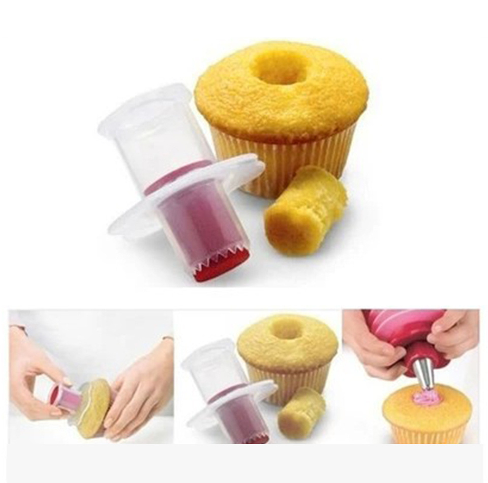 dropship 1pc Cupcake Corer And Filler, Reusable Cupcake Filler Tool, Cake Baking Tool, Kitchen Supplies