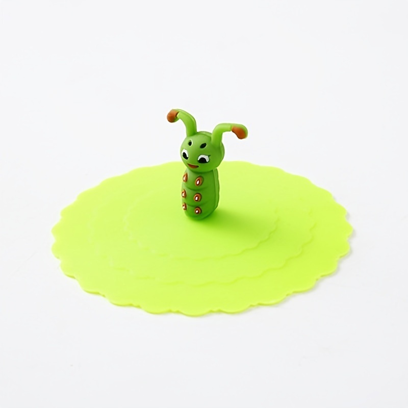dropship 1pc Silicone Cup Lid; Leak-proof And Dust-proof Ceramic Tea Cup Lid; Sealed Bowl Lid; Multi-purpose Sealed Fresh-keeping Cover