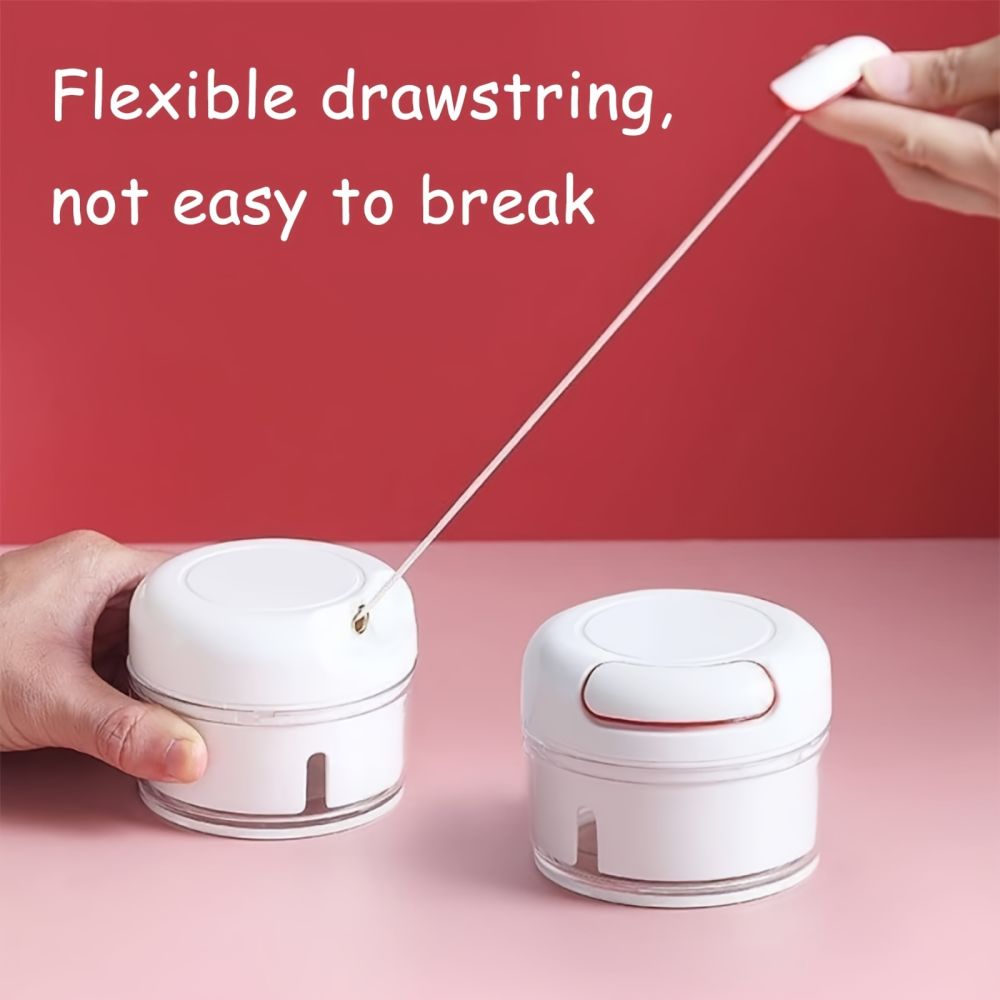dropship Durable Manual Garlic Mincer; Hand Held Pull Food Chopper