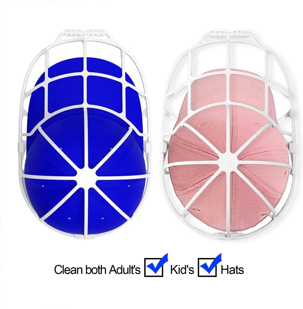 dropship Shaper Protector Multifunctional Baseball Cap Washer Fit for Adult/Kid's Hat Washer Frame/Washing Cage Double-deck Hat Cleaners