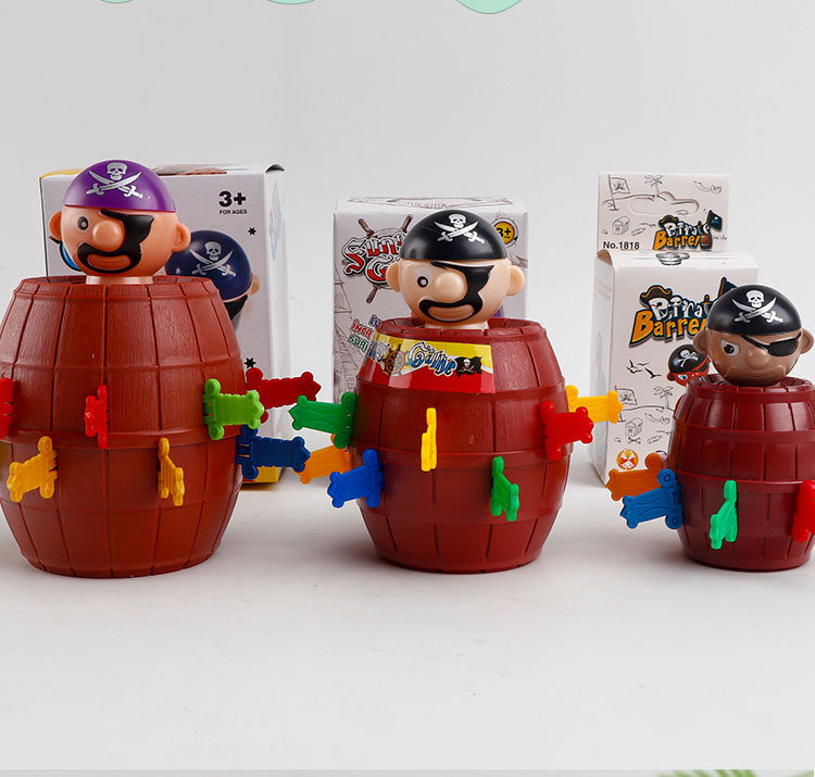 dropship Kids Children Funny Lucky Game Creative Educational Pretty Cute Funny Novelty Gadget Jokes Tricky Pirate Barrel Game