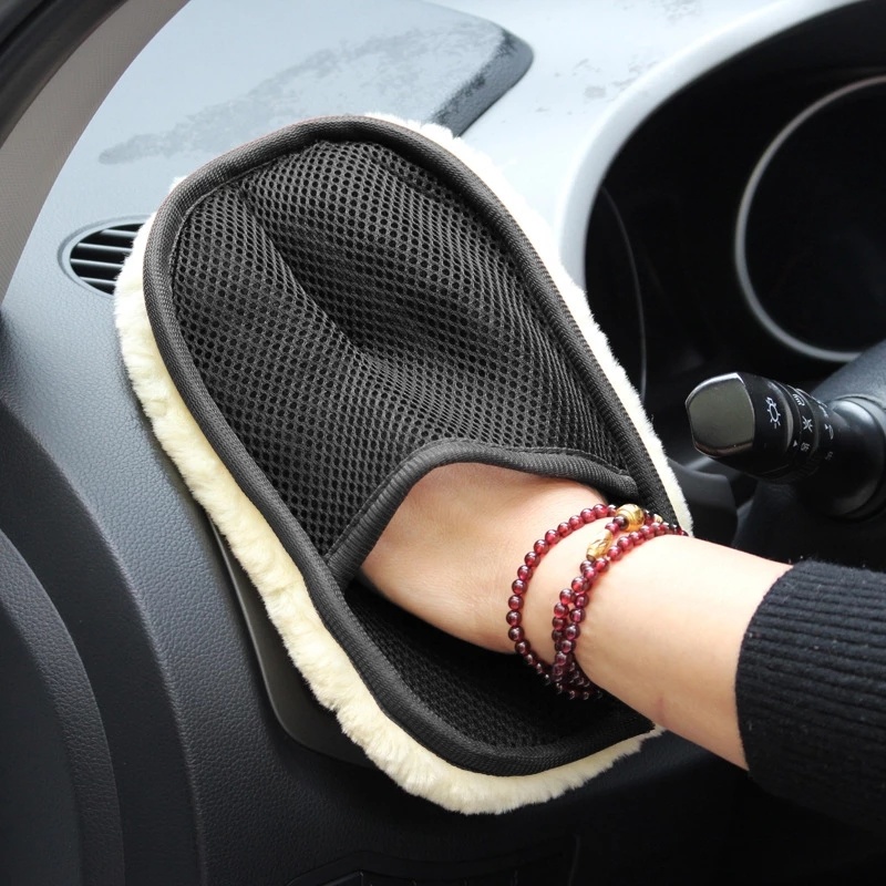 dropship Car Wash Gloves; Car Glass Cleaning Tool