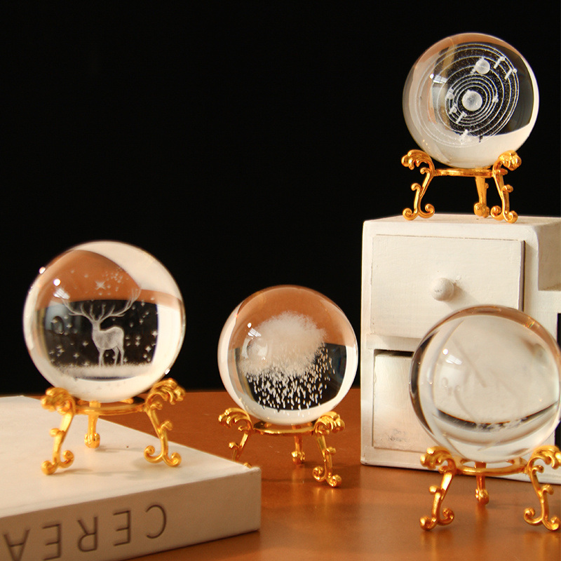 dropship 1pc Crystal Ball Art Decoration; Decoration Craft; Crystal Ball Valentine's Day Gifts Birthday Gifts
