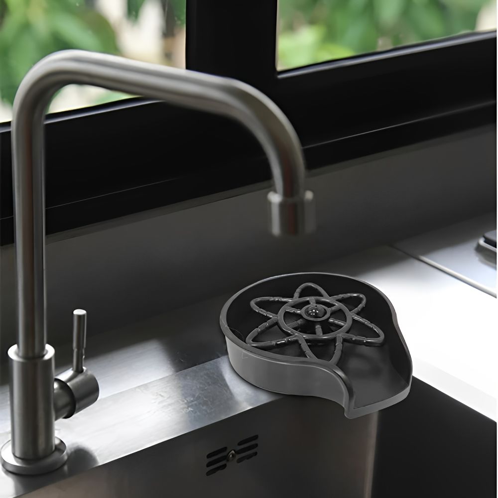 dropship 1pc Glass Rinser For Kitchen Sink; Bottle Cup Washer For Sink Attachment; Kitchen Bar Sink Cleaner; Bottle Washer; Kitchen Sink Automatic Flushing Device