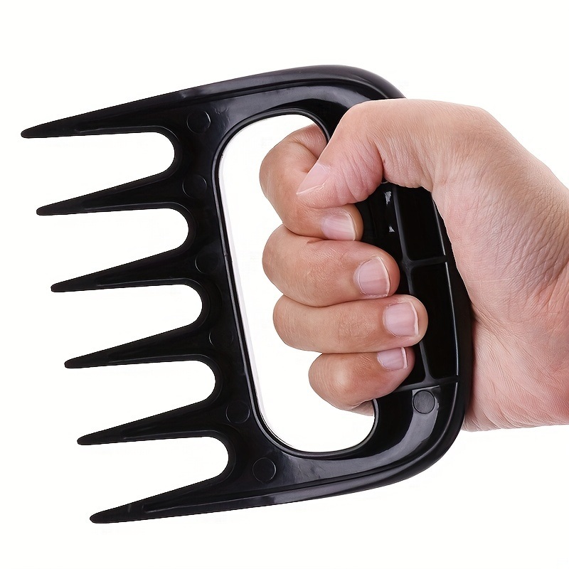 dropship 1pc Plastic Bear Claw Meat Splitter Deli Cutter Creative Meat Ripper Bear Paw Bear Claw Fork Bbq Barbecue Tools; Kitchen Accessories