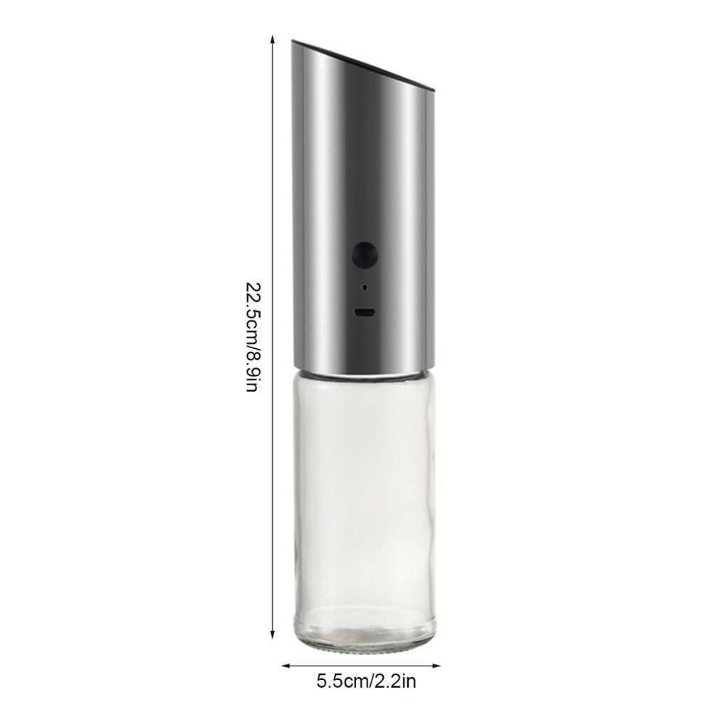 dropship Electric Pepper Grinder 3W Handheld Automatic Pepper Mill USB Charging Pepper and Salt Grinder Electric Spice Grinder with