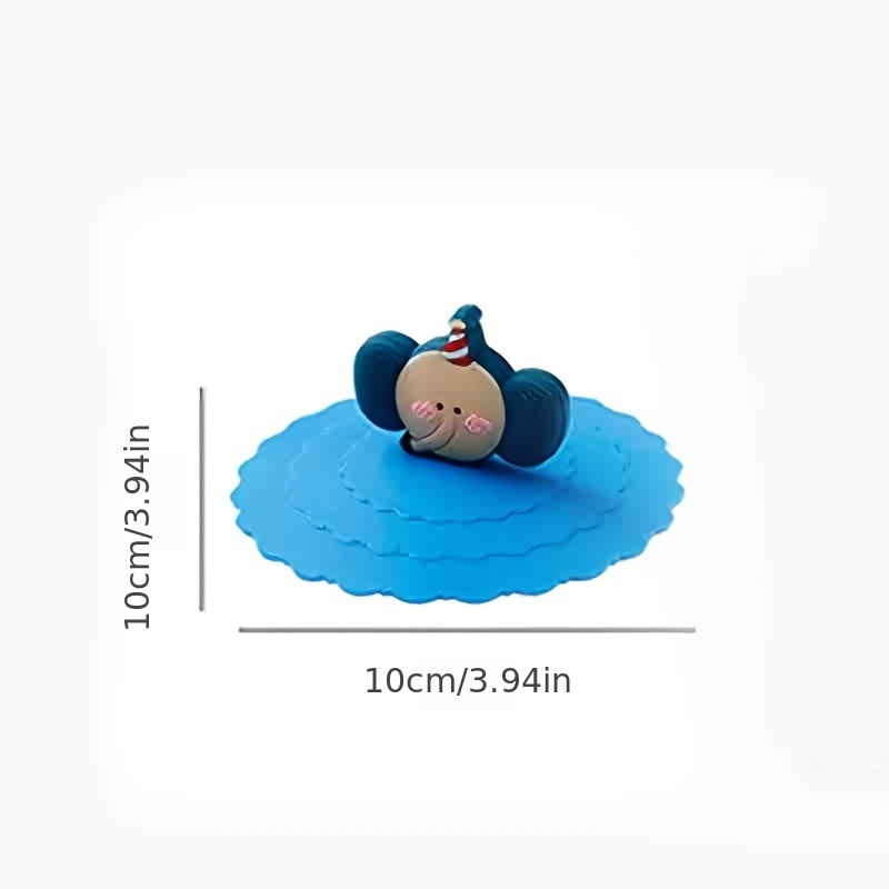 dropship 1pc Silicone Cup Lid; Leak-proof And Dust-proof Ceramic Tea Cup Lid; Sealed Bowl Lid; Multi-purpose Sealed Fresh-keeping Cover