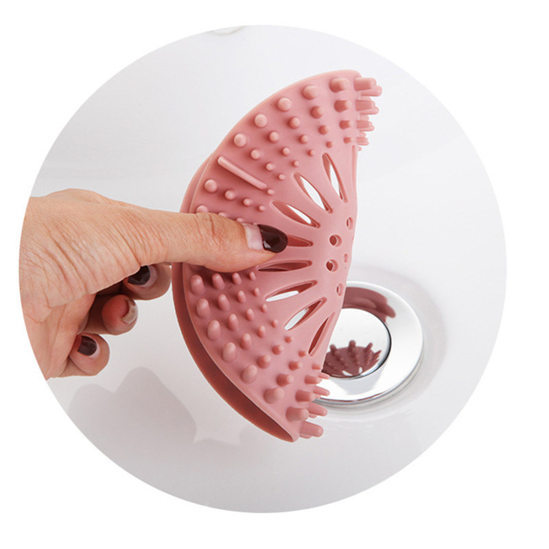 dropship Bathroom Hair Sink Filter Floor Drain Strainer Water Hair Stopper Bath Catcher Shower Cover Clog Kitchen Sink Anti-blocking
