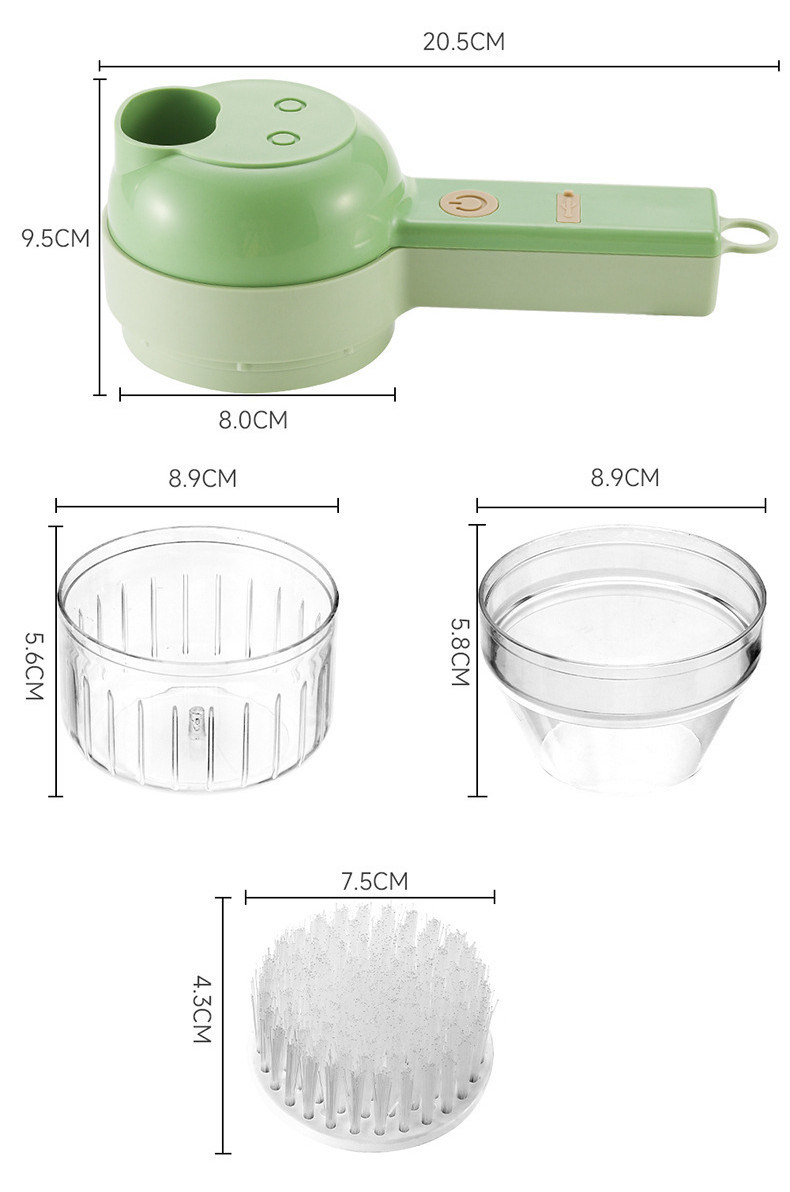 dropship Multifunctional Electric Vegetable Slicer Kitchen Fruit Salad Cutter Carrot Potato Chopper Cutting Machine Stainless Steel Blade