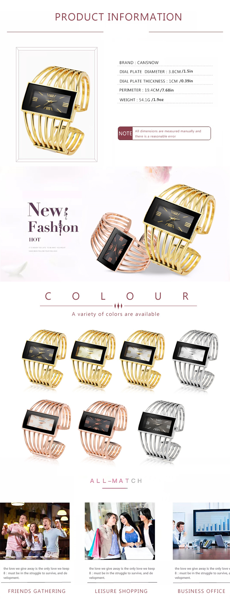 dropship Luxury Womens Watches Analog Quartz Wrist Watch Rectangular Cuff Bracelet Watch Business Casual Fashion Wrist Watches For Ladies