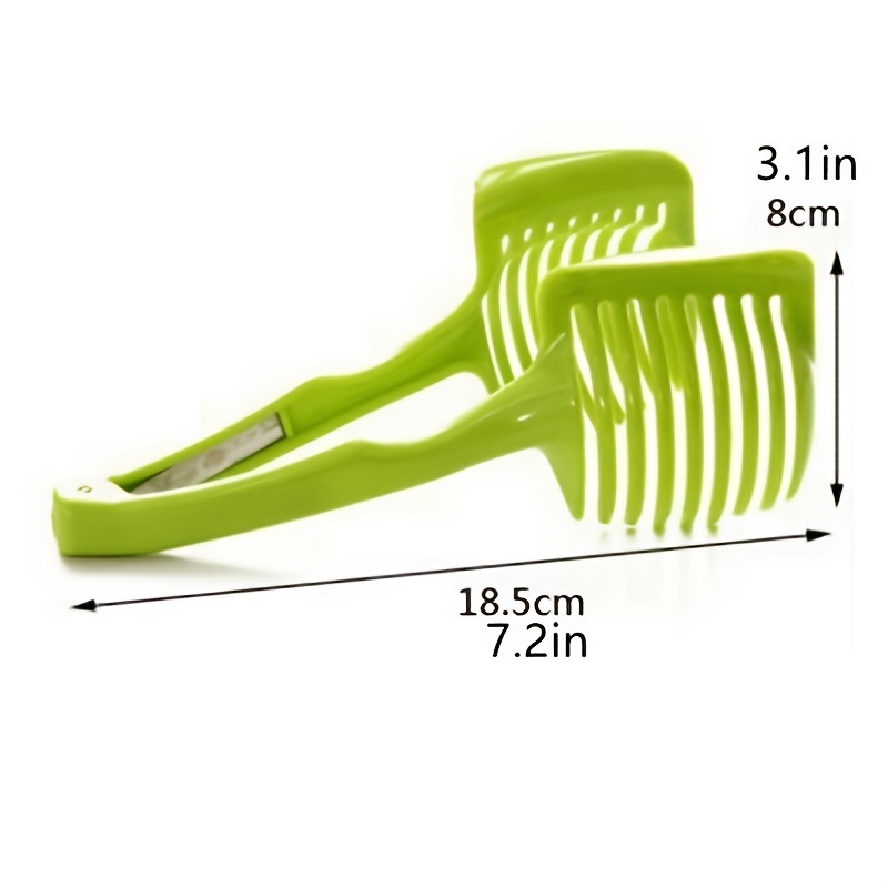 dropship 1pc Tomato Potato Slicer; Lemon Slicer; Multifunctional Fruit Vegetable Cutter Clip; Kitchen Tool; Kitchen Gadgets