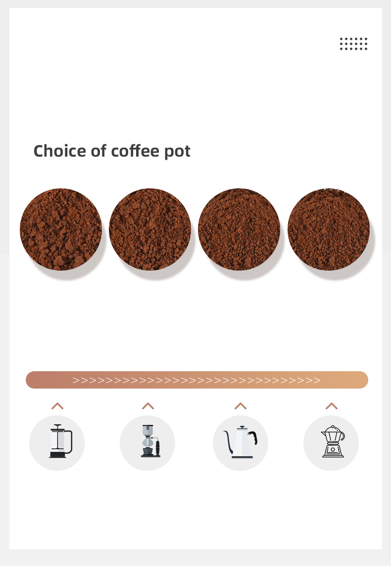 dropship GIANXI Manual Coffee Grinder for French Embossing Machine Hand-held Mini Brushed Stainless Steel Portable Conical