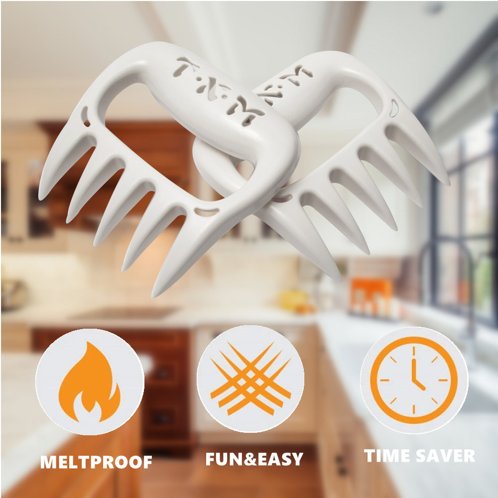 dropship TXM Meat Claws for Shredding Barbecue Claws for Pulled Pork Grill Smoker Meat Paw Claw BBQ Claws Shredding Smoker Cooking Tool