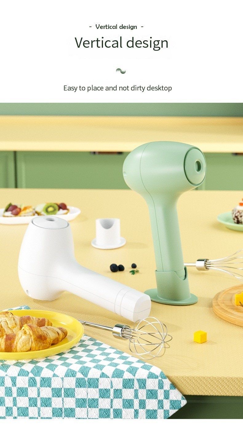 dropship Wireless Portable Electric Food Mixer 3 Speeds Automatic Whisk Dough Egg Beater Baking Cake Cream Whipper Kitchen Tool