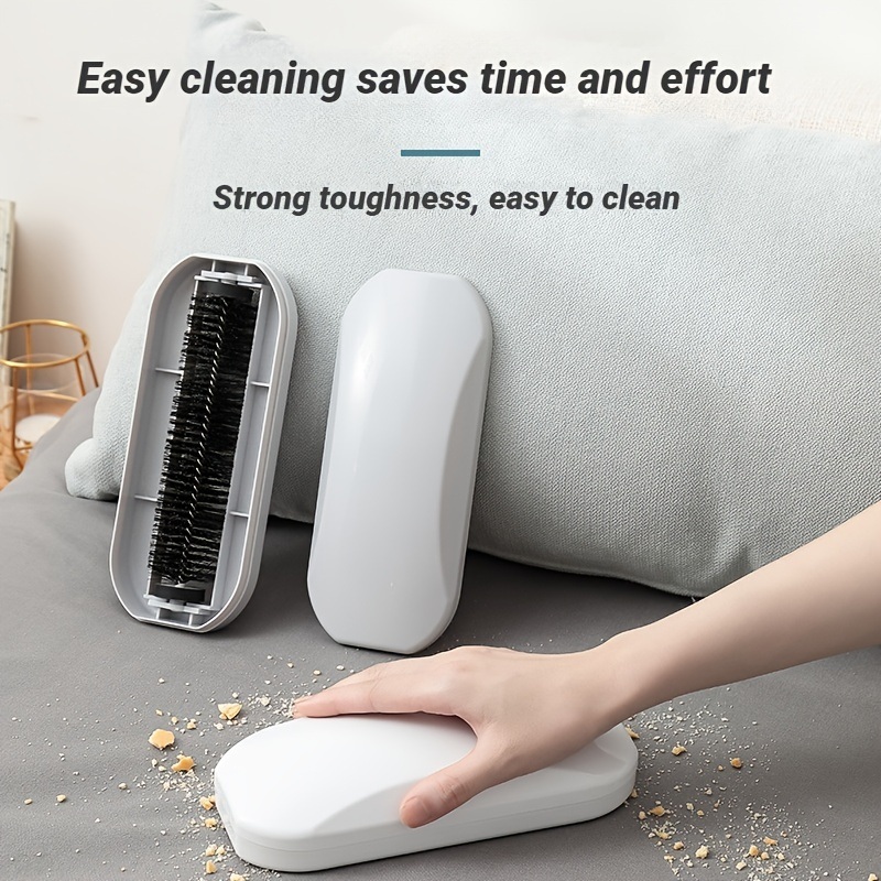 dropship 2pcs Dust Collector Duster Multi Purpose Plastic Cleaning Brush Nail Soft Bed De-Hairing Brush Static Without USB Or Battery