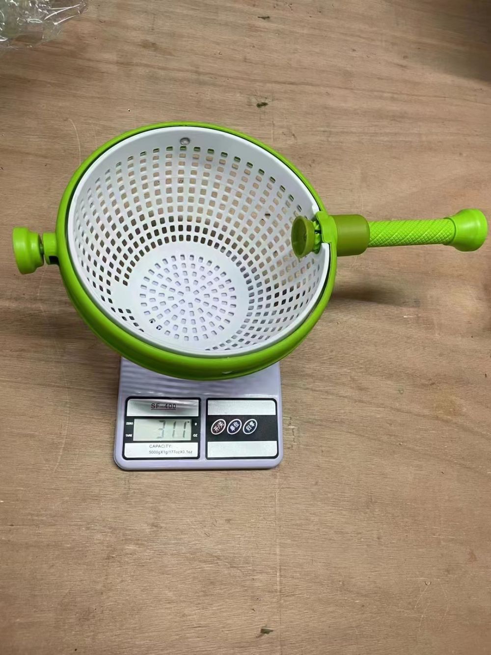 dropship 1pc Vegetable Drain Basket; Kitchen Vegetable Washing Basin; Salad Spinner; Fruit Washing Vegetable Basket; Kitchen Salad Washing Basin
