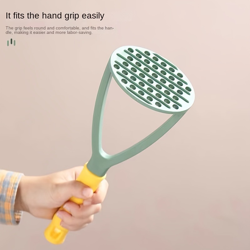 dropship 1pc 1pc Mashed Potato Press; Household Potato Press Gadget; PP Plastic Potato Press