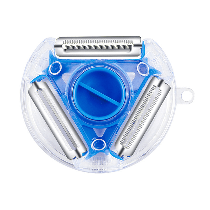 dropship 1pc 3 In 1 Peeler Stainless Steel Slicer Multifunctional Vegetable Cutter Portable Fruit Gadget Potato Grater Kitchen Accessories