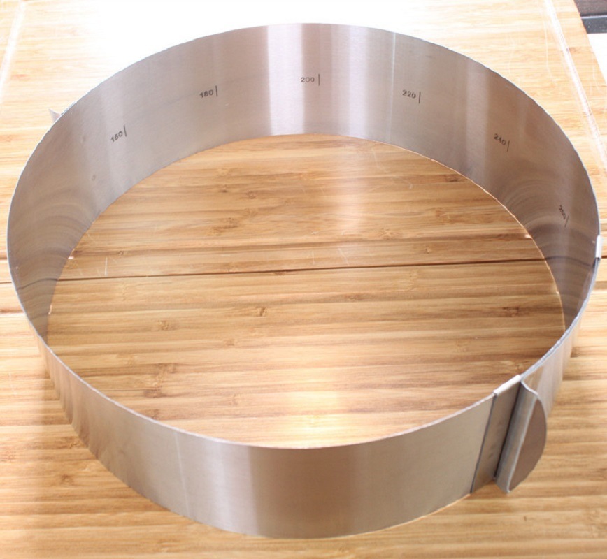 dropship Stainless Steel Cake Ring Adjustable Round Cake Mold Mousse Ring Baking Tool